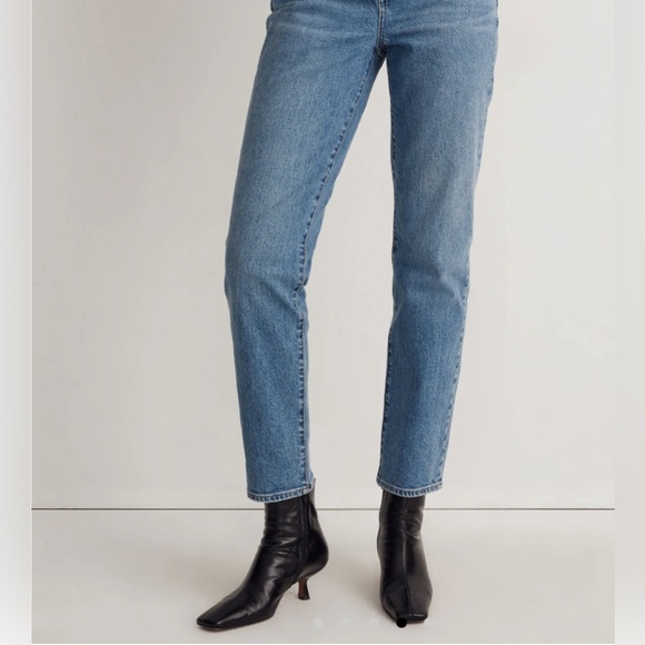 MADEWELL THE MOM JEAN IN BASLEY WASH SIZE 28 STYLE NH665 - Picture 5 of 12